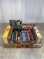 Large lot of RL Stine books and vintage chapter