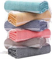 SEALED-6-Pack XL Quick Dry Turkish Towels