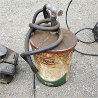 Texaco Grease Pump w/ Contents