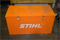 Stihl metal locking toolbox with abrasive discs, 3