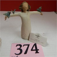 WILLOW TREE "HAPPINESS" FIGURINE 5 IN