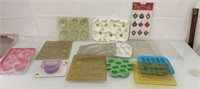 Lot of plastic and rubber molds
