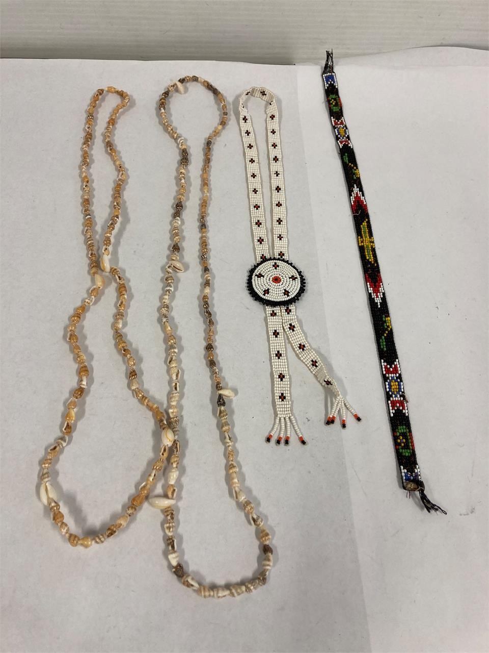 Seashell and Beaded native jewelry