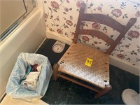 Childs chair and scale