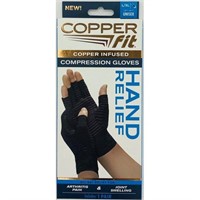 Copper Fit Compression Hand Relief Gloves