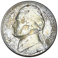 1945-D Jefferson War Nickel CLOSELY UNCIRCULATED