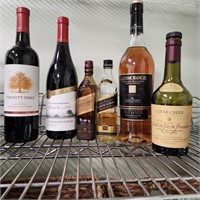 Assorted Wine and Whisky