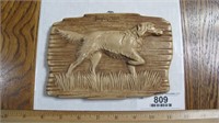 Irish Setter, Grayling, Michigan plaque