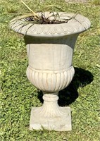 Concrete urn - Greek design - 24"t., 17" dia.