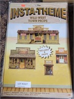 2 DIFF. NEW INSTA-THEME WILD WEST TOWN PROPS