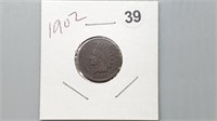 1902 Indian Head Cent rd1039