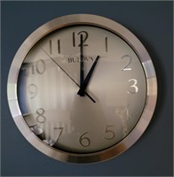 Bulova wall clock 10ins