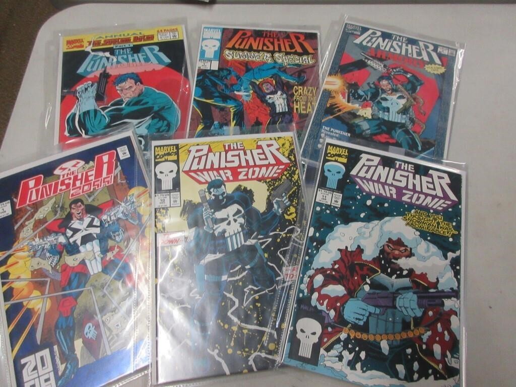 LOT OF 6 THE PUNISHER INCLUDING #1 & #1 ANNUAL