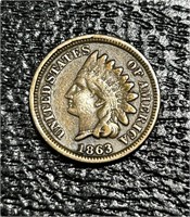 U.S. 1863-P Indian Head Cent