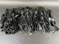 30 Lamp Black Cord Sets