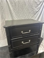 2 drawer Nightstand
D:18.5
W:24”
H:25”