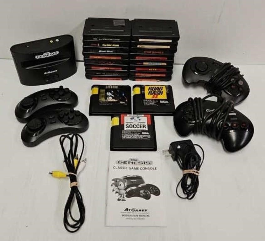 Sega Genesis Game System & Game Cartdridges