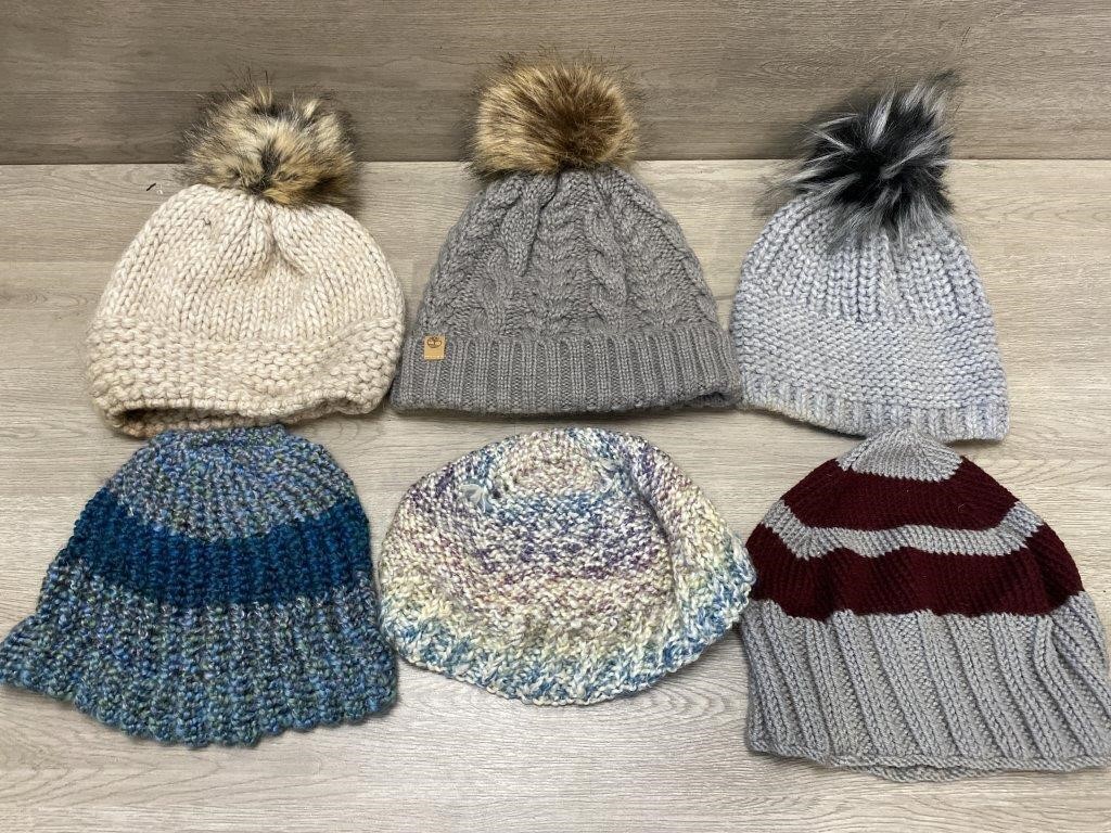(6) Ladies Winter Hats