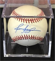 Jason Isringhalism Autographed Baseball