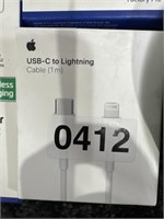 APPLE USB C TO LIGHTNING RETAIL $20