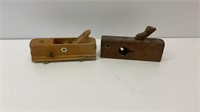 (2) Antique Wooden Block Planes