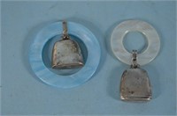 Antique Sterling Silver Baby Rattles