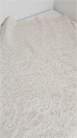 Lace table cloth.'.This lace tablecloth measures