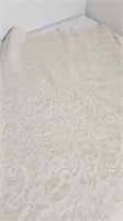 Lace table cloth.'.This lace tablecloth measures