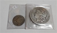 1878-CC Silver Dollar G; 3 Misc. Culls