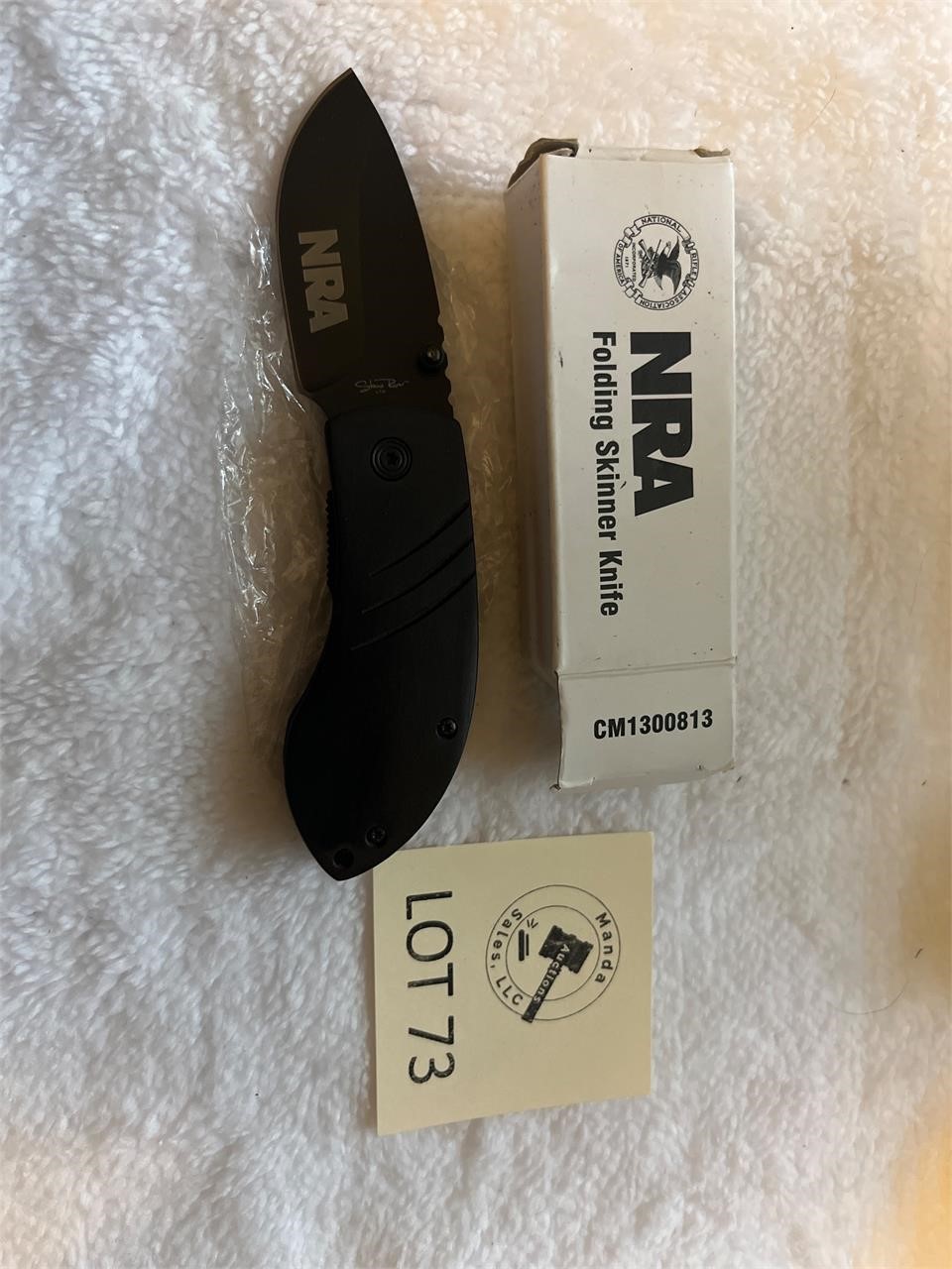NRA Folding Skinner Knife New in Box