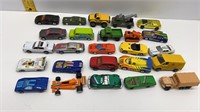 25 MISC. DIE CAST & PLASTIC TOY CARS