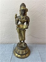 Brass "Goddess Of Light Deep Lakshimi 9.25" Statue