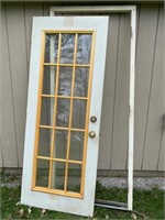 36" used exterior door