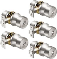 Satin Nickel Privacy Door Knobs