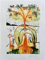 Salvador Dali MAD TEA PARTY Limited Ed. Lithograph