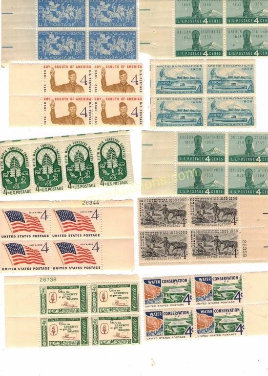 4 cent U.S. postage lot