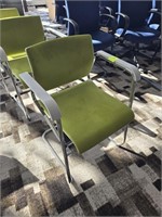 GREEN CUSHION CHAIRS