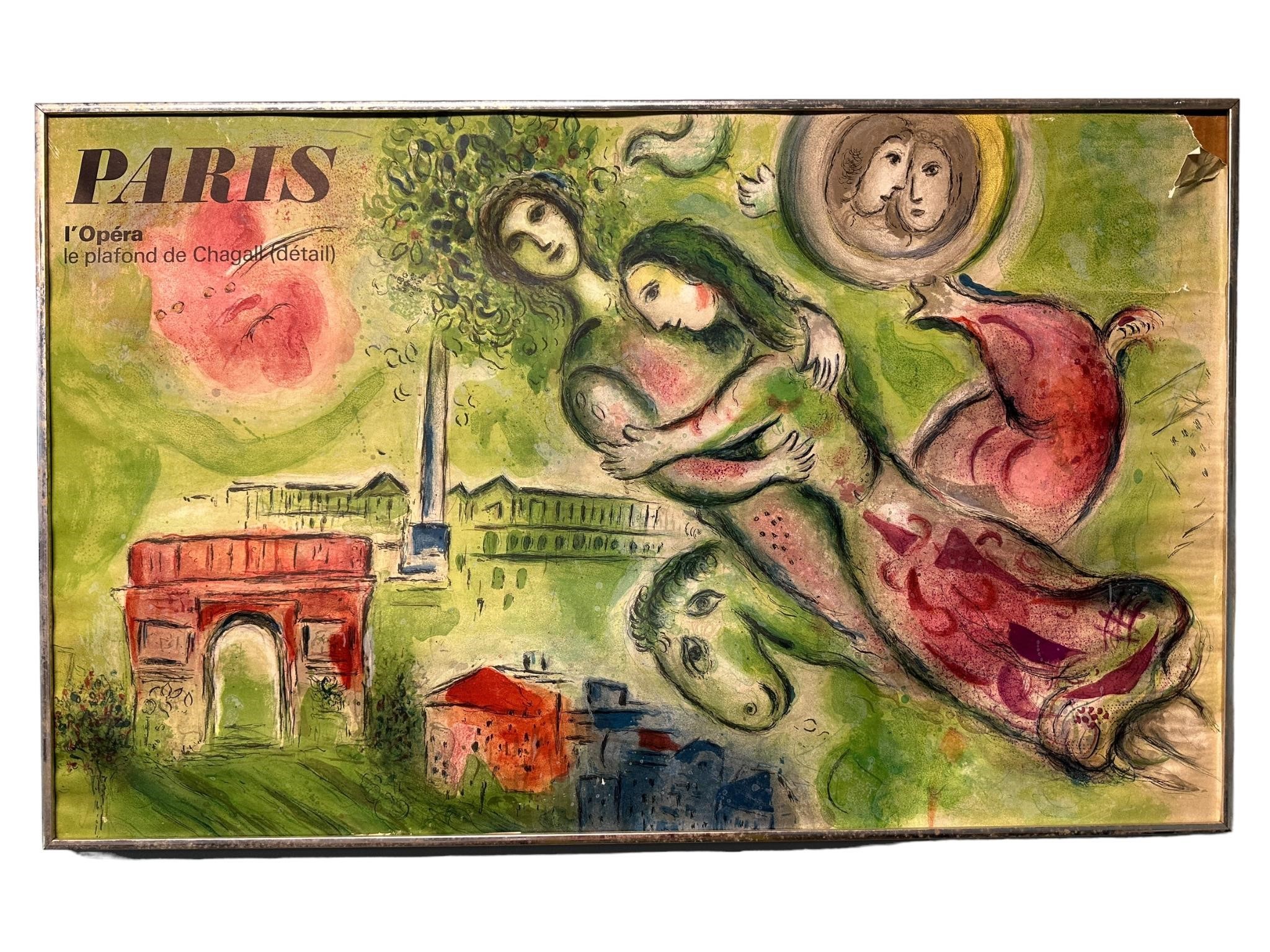 Romeo & Juliet, by Marc Chagall Paris Opera Poster