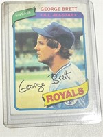 1980 Topps George Brett A.L. All-Star
