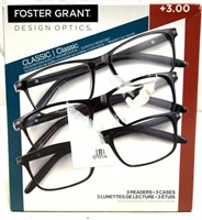 Foster Grant Reading Glasses 3.0