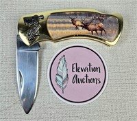 Nice Elk Pocket Knife