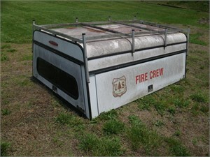 Truck Topper w/Tool Boxes on 2 Sides 8ft 6"Lx6ft W