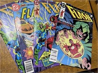(4) Vintage Flash Comic Books
