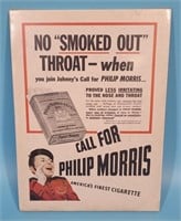 Call For Phillip Morris Tobacco Advertising Poster
