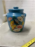 1950s Ransburg - Blue Jar cookie jar