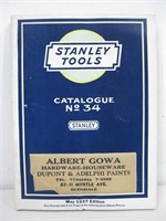 Vtg May 1937 Stanley Tools Catalog