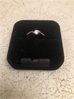 Single Clear Gemstone Ring