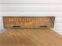 Motorcycle Sign - 6 x 23