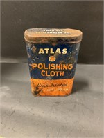 Vintage Atlas wax canister