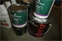 Benjamin Moore paint - 5 cans